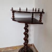 Piedistallo Mobiletto Angolare Colonna a Spirale