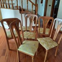 sedie con imbottitura