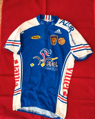 Maglia Ciclismo Nazionale FRANCIA Match Worn