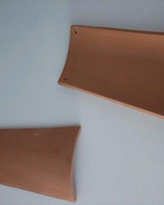 Tegole da dipingere in terracotta per belle arti.