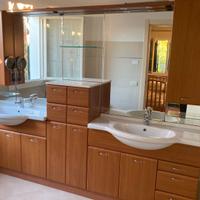 mobile bagno doppio sanitari specchi