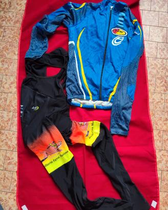 completo sportivo maglia e pantaloni lunghi tg. M
