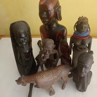 piccola collezione di sculture africane 