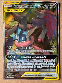 Carta Pokémon Greninja e Zoroark GX 201/214 ITA
