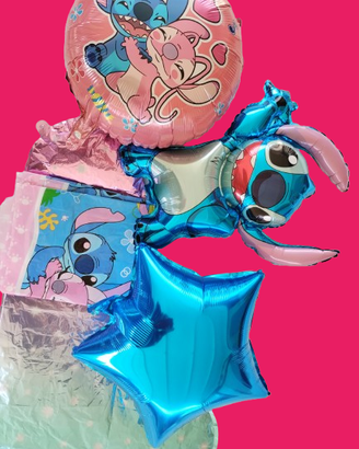 Set Compleanno Stitch e Angel Palloncini