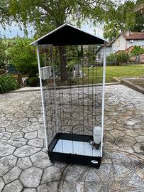 Gabbia per uccelli/voliera da esterno 160x67,5x43