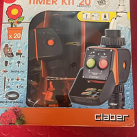Kit irrigazione goccia con timer claber 90763