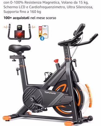 Cyclette nuova con App Toputure