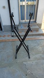 CAVALLETTO TASTIERE DOPPIO