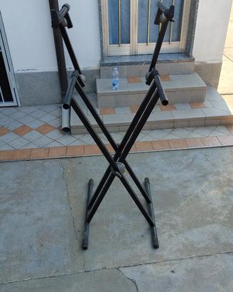 CAVALLETTO TASTIERE DOPPIO