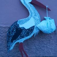 Cicogna  per lieto evento