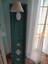 Lampada da terra artigianale/Applique
