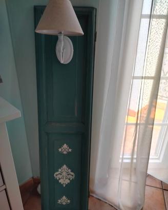 Lampada da terra artigianale/Applique
