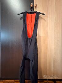 Bib tights ciclismo Santini lunghi con pile