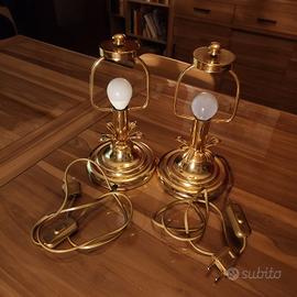 Coppia di lampade da tavolo Vintage