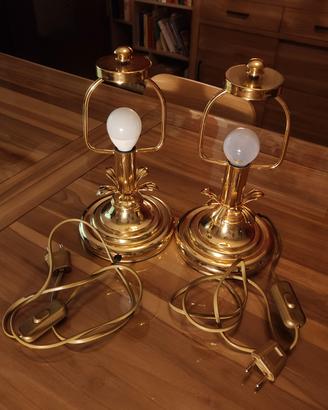 Coppia di lampade da tavolo Vintage
