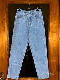 Jeans con strass