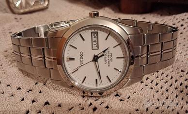 seiko sapphire orologio da polso nuovo datario 