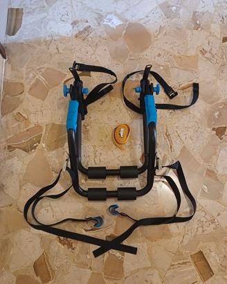 Portabiciclette auto Norauto STRAP 100-1 a cinghie