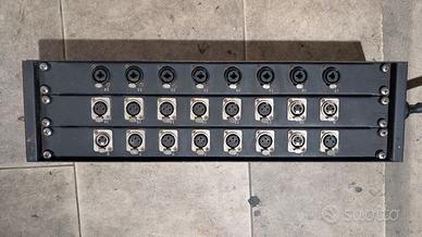 STAGE BOX CIABATTA MICROFONI PROEL 16 In 8 OUT