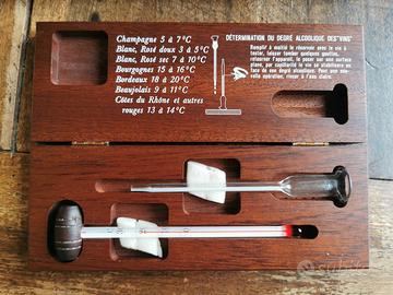 Vinometri termometro cofanetto.