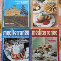 Set 4 riviste di cucina "Mediterranea" -anni 98/00