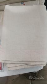 Lenzuola d' epoca di canapa