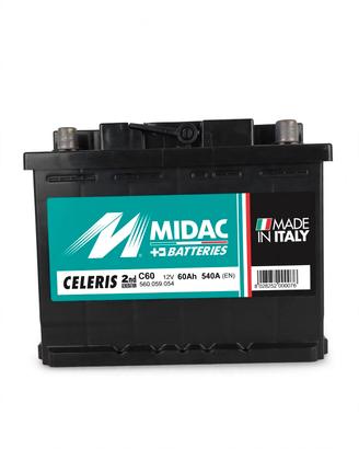 Batteria MIDAC Celeris C60 12v 60ah 540A