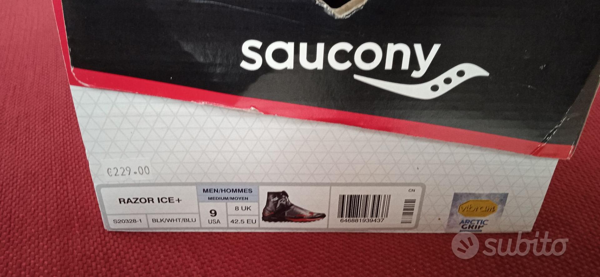 Saucony razor cheap ice argento