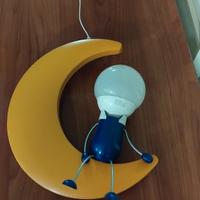 lampadario omino sulla luna