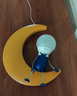 lampadario omino sulla luna