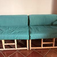 divanetto di vimini