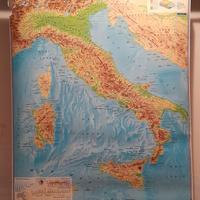 Carta geografica Italia 