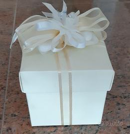 BOMBONIERE IN CRISTALLO CONFEZIONATE + SCATOLA RCR