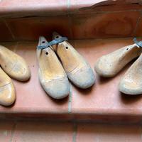 Antiche forme in lagno per scarpe 3 paia