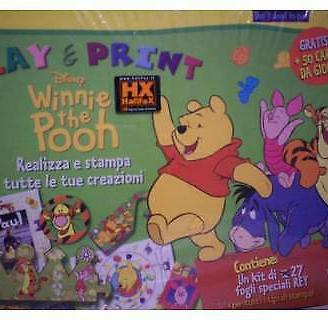 Winnie the Pooh Play n Print VERAMENTE per bambin