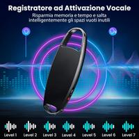 Registratore Vocale 64GB Attivazione V