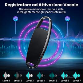 Registratore Vocale 64GB Attivazione V