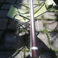 Bastone per tenda con binario e tenda 