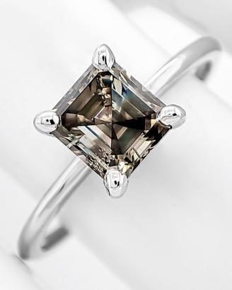 Anello - 14 carati Oro bianco - 1.02ct. tw. Diaman