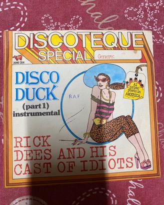 Vinile Discoteque Special Disco Duck del 1976