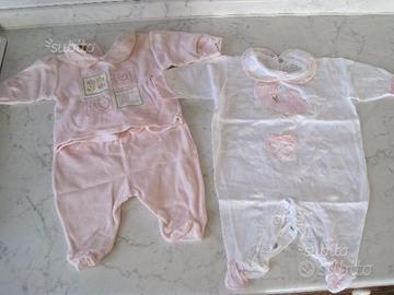 Body intimi e tutine per bimba 0-1 anno