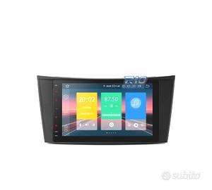 RADIO GPS ANDROID 10 PER MERCEDES CLS E W211 02-08