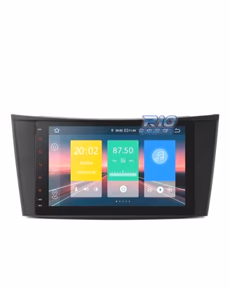 RADIO GPS ANDROID 10 PER MERCEDES CLS E W211 02-08