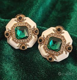 Orecchini vintage statement barocco per donna