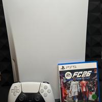 PLAYSTSTION 5 DISCO + FC 26 + SCATOLO ORIGINALE