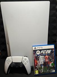 PLAYSTSTION 5 DISCO + FC 26 + SCATOLO ORIGINALE