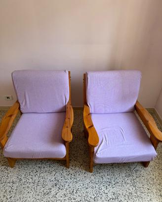 Poltrone in pino
