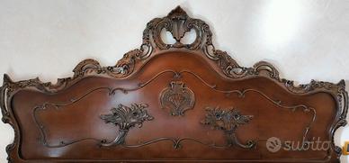 Letto in stile barocco-legno-massello