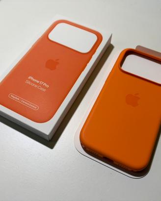 Cover Silicone Arancione per Apple iPhone 17 Pro